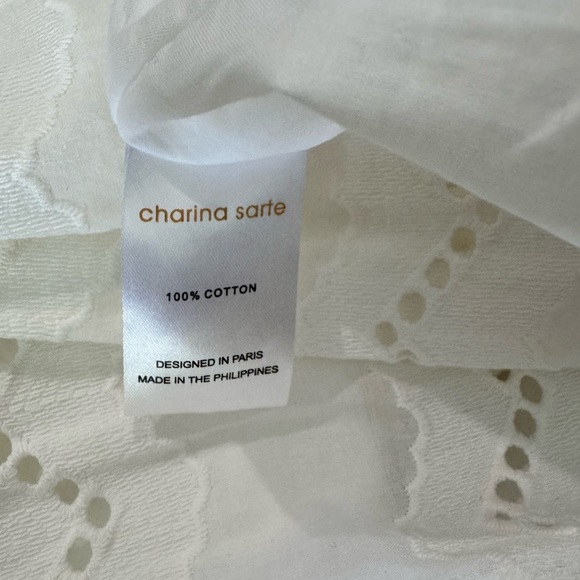 NWT Charina Sarte resort white dress size L - Picture 11 of 13